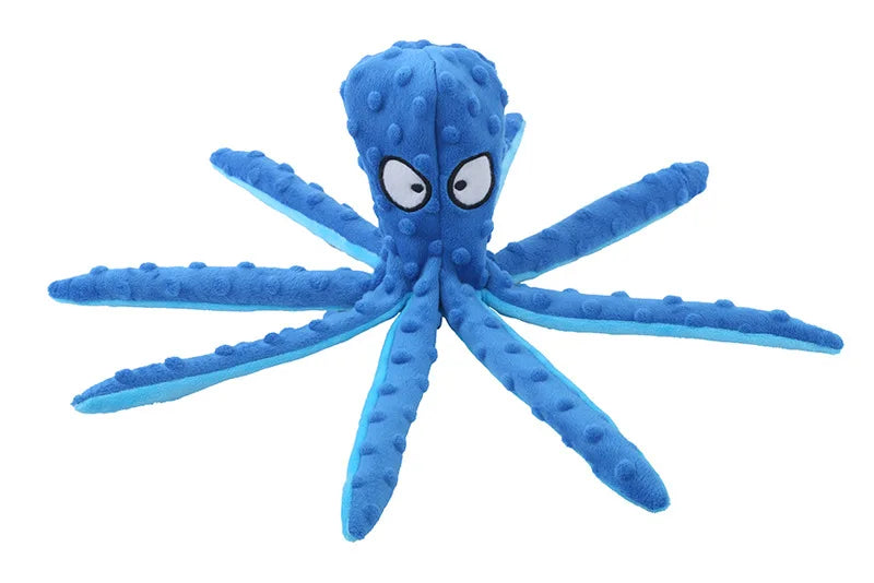 Pet Plush Octopus Chew Toy