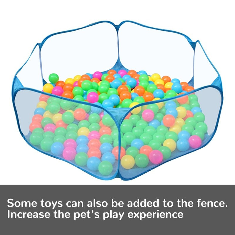 Portable Pet Playpen – Pink, Blue, or Black