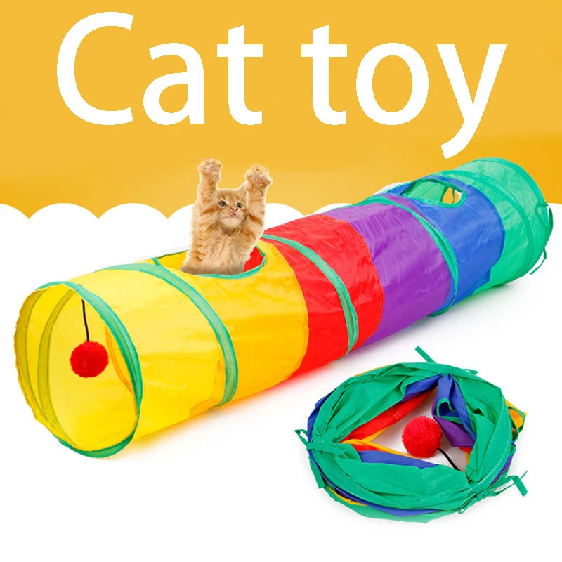 Cat Tunnel Collapsible Play Tube