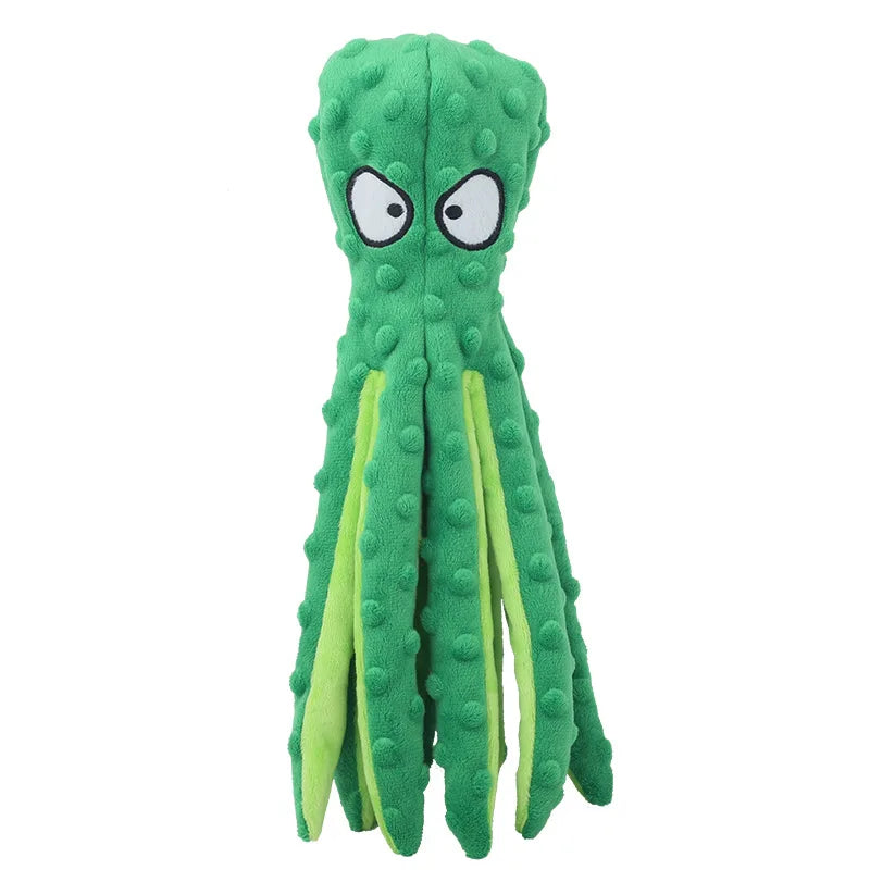 Pet Plush Octopus Chew Toy