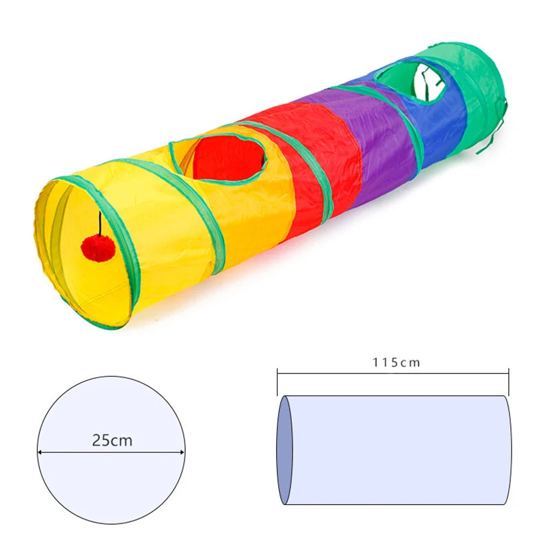 Cat Tunnel Collapsible Play Tube