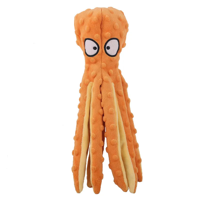 Pet Plush Octopus Chew Toy