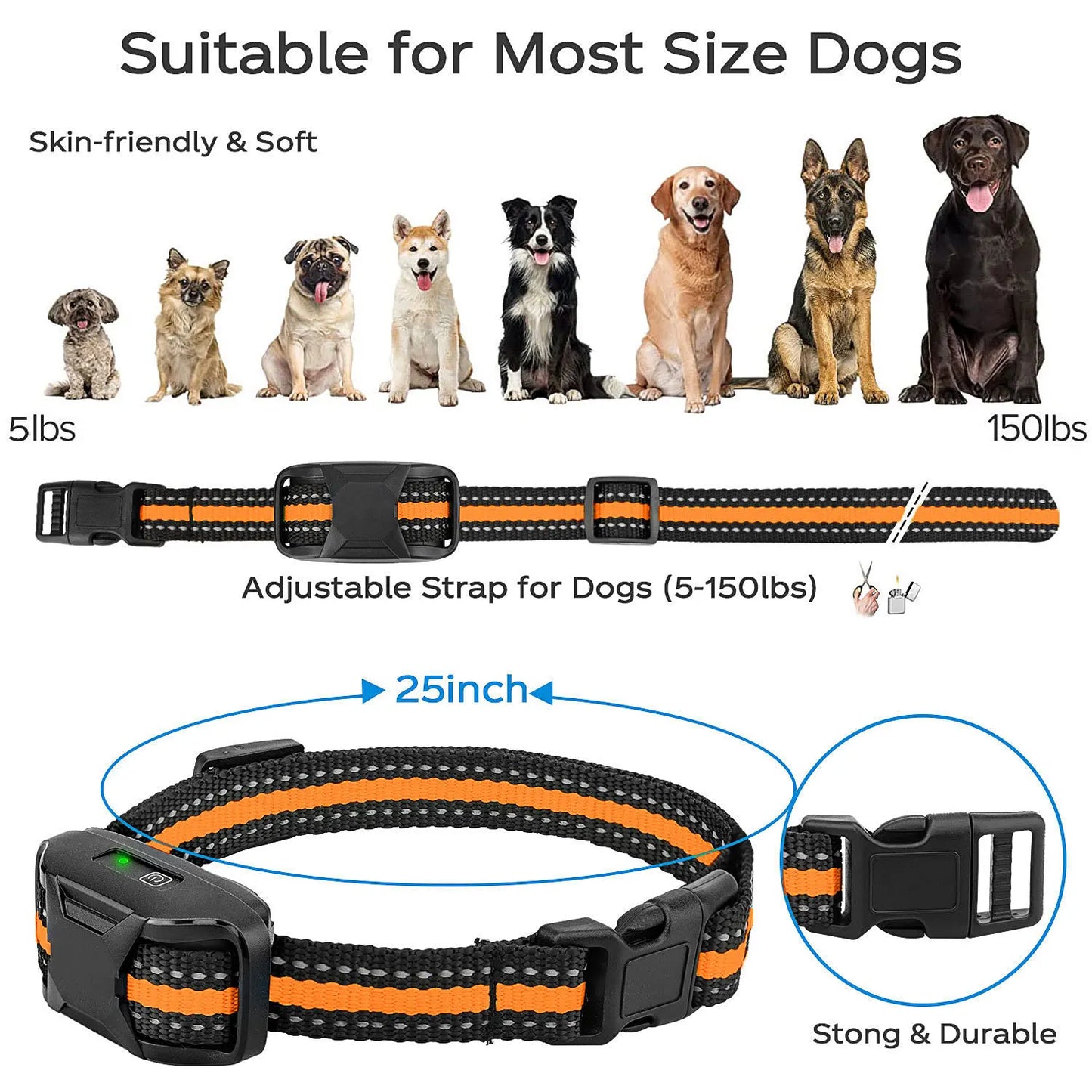 Smart Electric Dog Training Collar – Model RS2-1