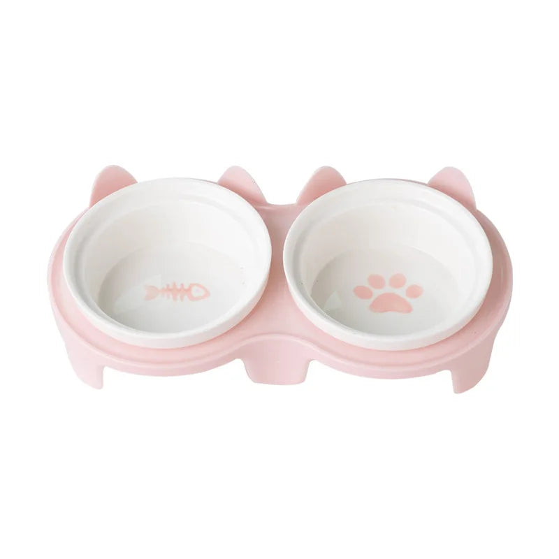 Pet Ceramic Feeding Bowl - Spine-Friendly Design