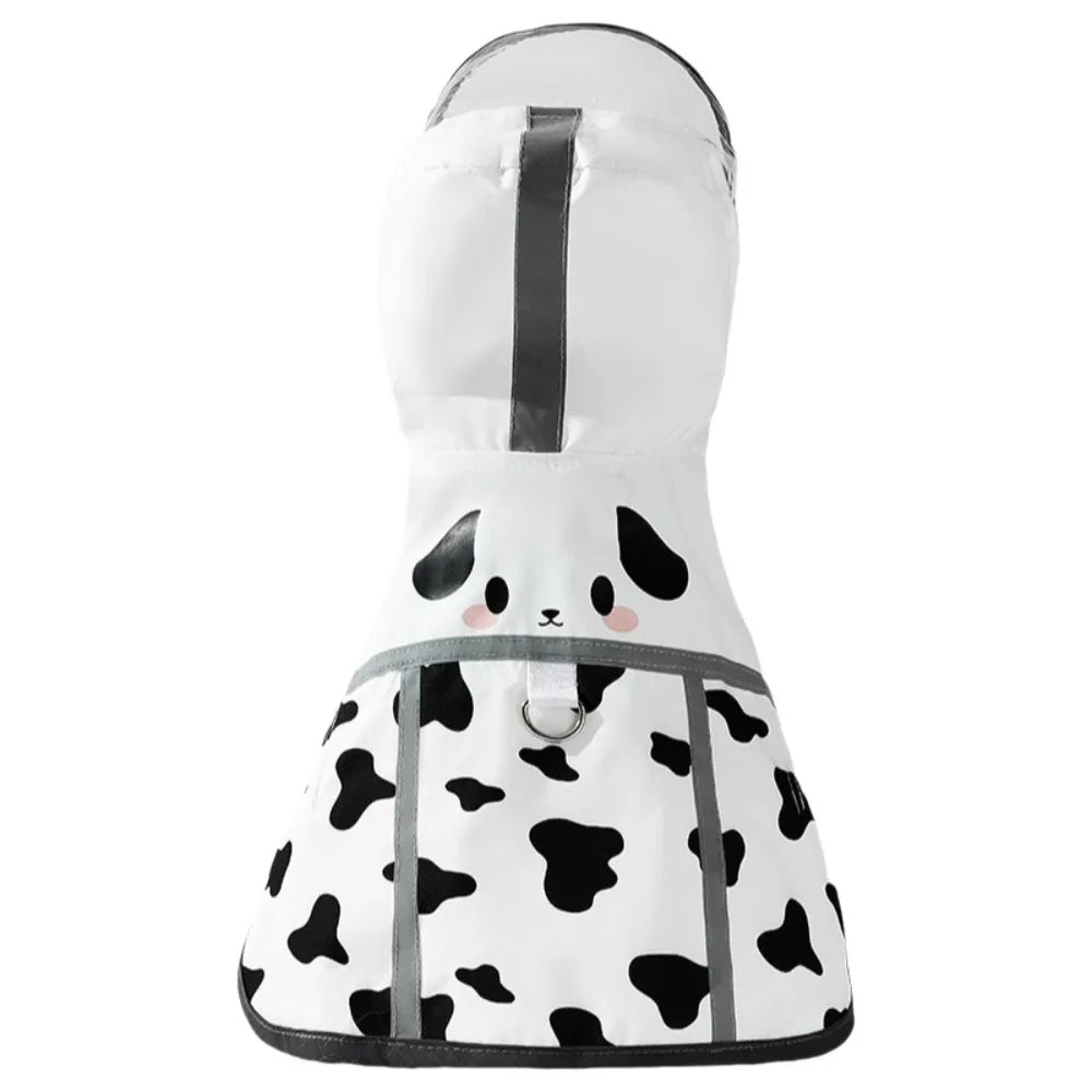Cartoon Dog Raincoat – Waterproof & Reflective