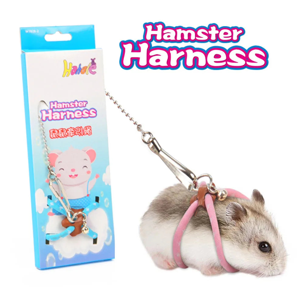Small Animal Leash & Harness – Adjustable for Guinea Pigs, Hamsters & Ferrets