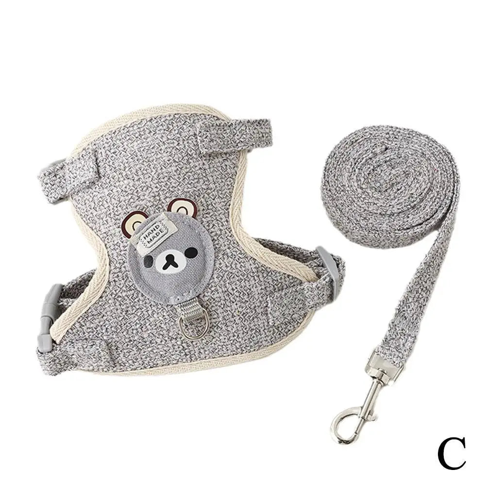 Undershirt Style Pet Leash & Harness Set