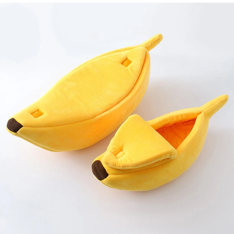 Banana Cat Bed – Funny & Cozy Hideaway