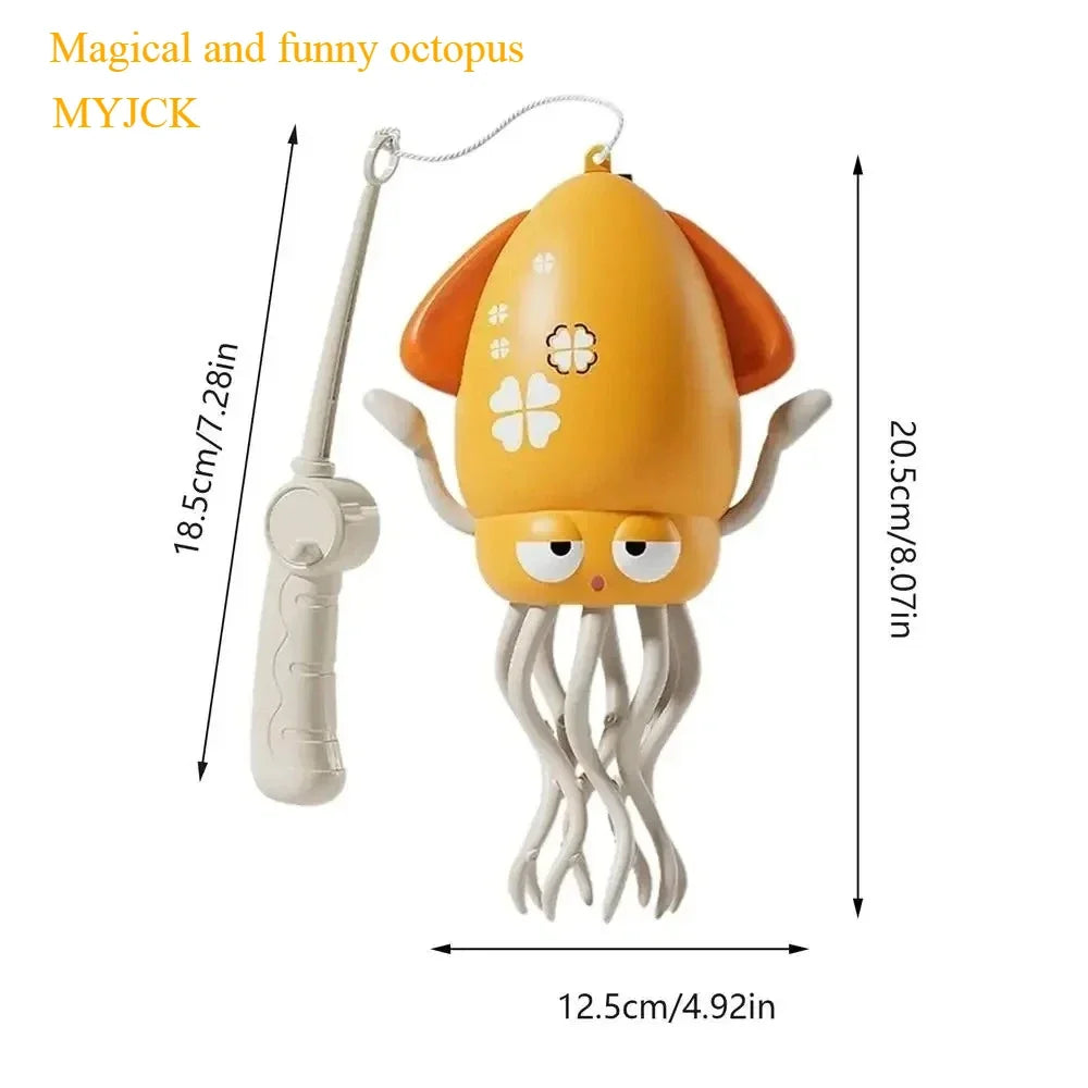 Dancing Squid Electronic Toy - Rechargeable Interactive Pet Entertainment