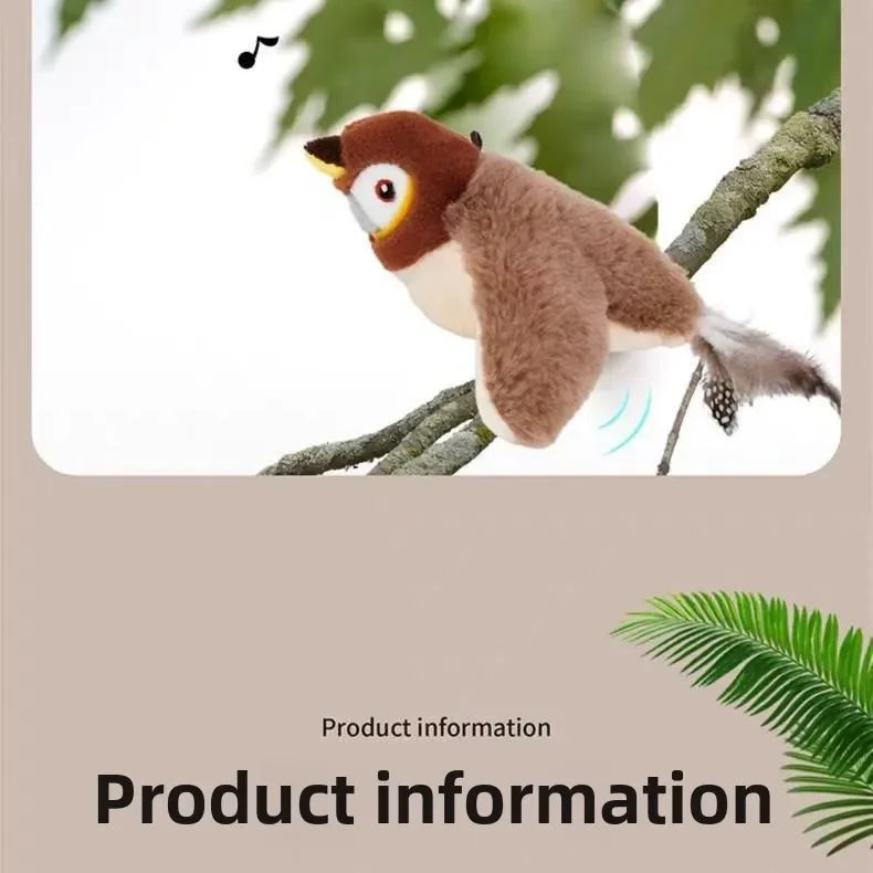 Hot Cat Interactive Electric Pat Bird Toy