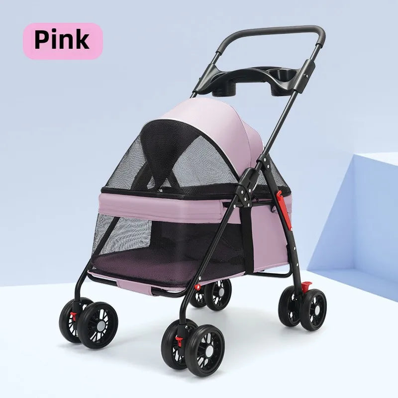 Pet Stroller – Foldable, Lightweight & Travel-Friendly