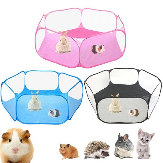Portable Pet Playpen – Pink, Blue, or Black