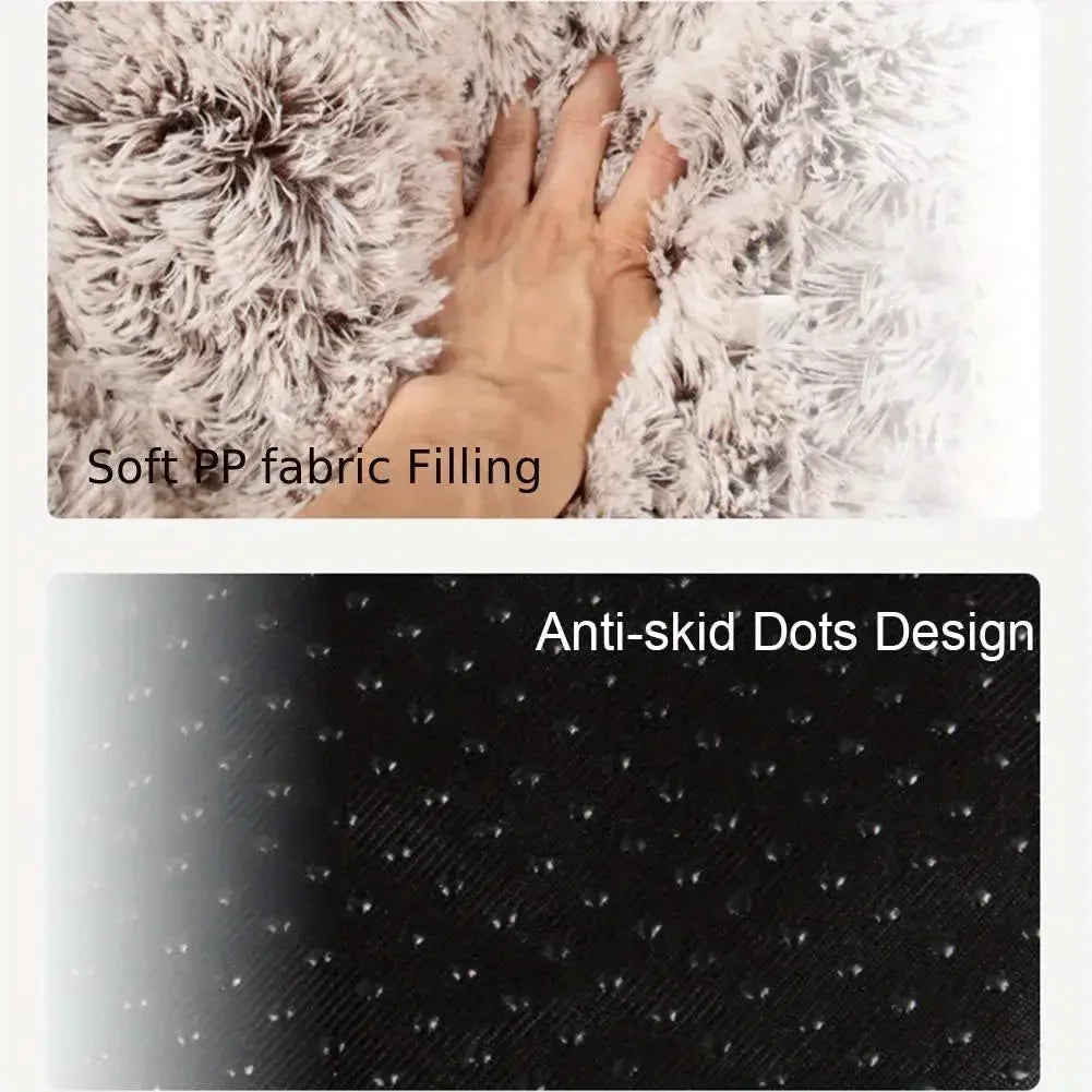 Plush Sofa-Style Pet Bed