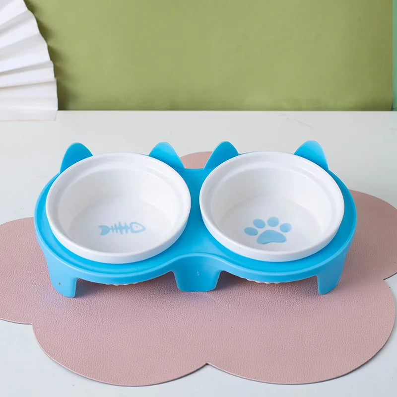 Pet Ceramic Feeding Bowl - Spine-Friendly Design
