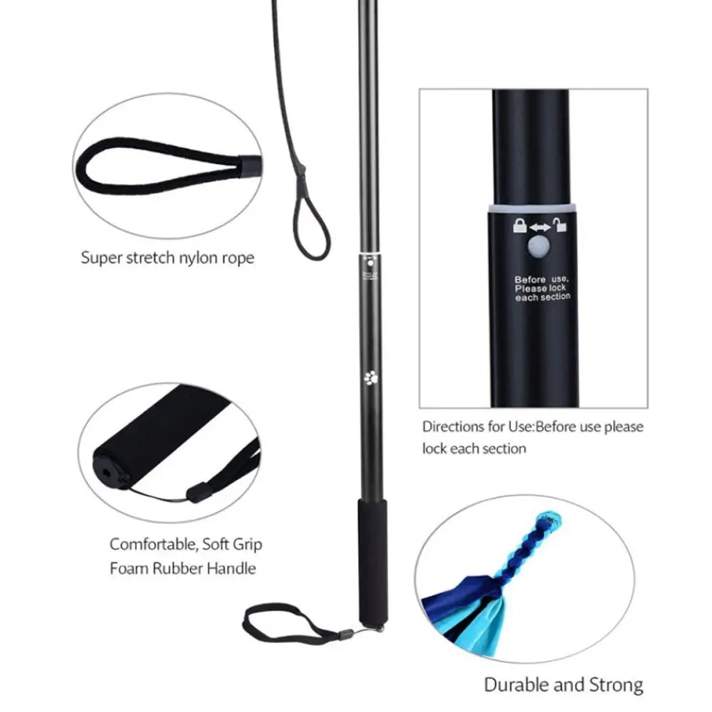 Dog Flirt Pole & Lure Stick Interactive Training Toy