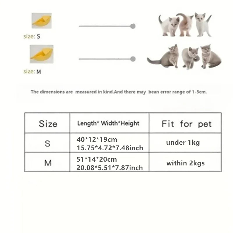 Banana Cat Bed – Funny & Cozy Hideaway