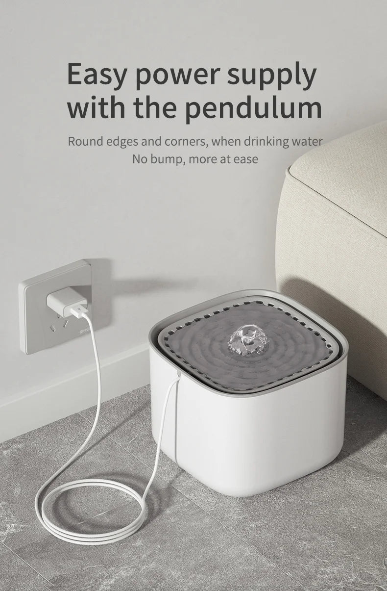 3L Automatic Pet Water Fountain β Fresh, Flowing Water for Happy Pets