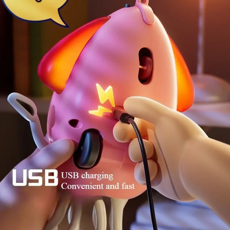 Dancing Squid Electronic Toy - Rechargeable Interactive Pet Entertainment