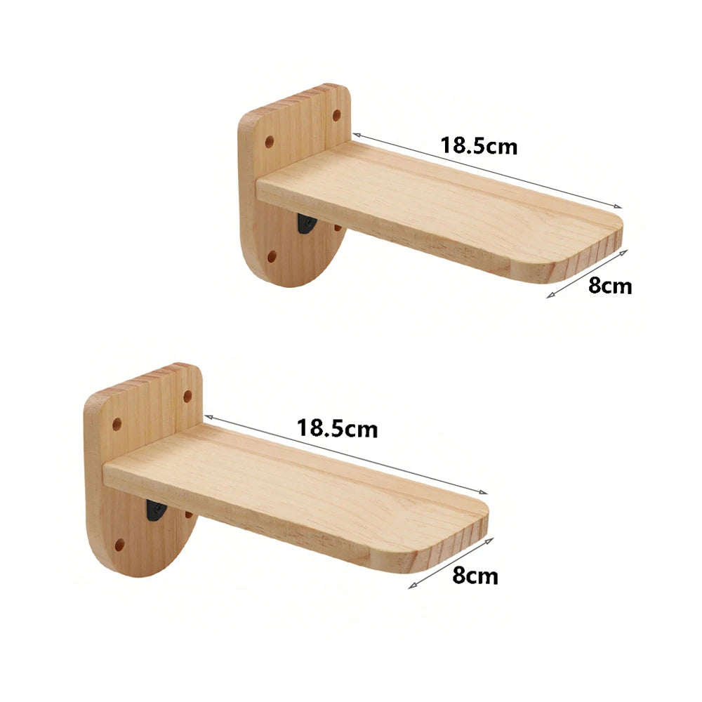 Wall-Mounted Cat Climbing Shelves & Tree