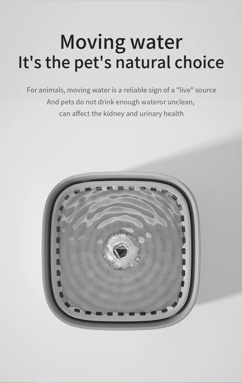 3L Automatic Pet Water Fountain β Fresh, Flowing Water for Happy Pets