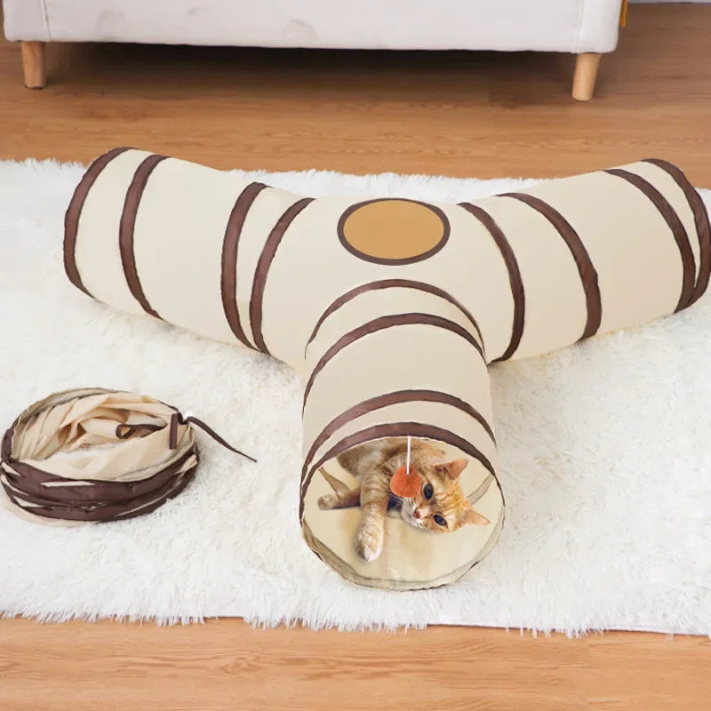 Cat Tunnel 3-Way Collapsible Play Tube