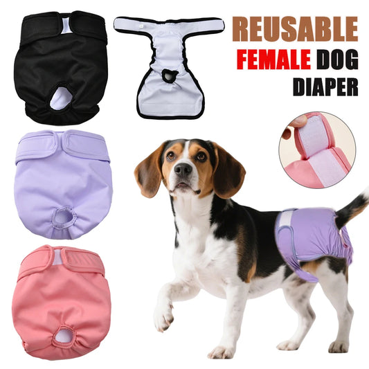 Reusable Pet Training Pants – Washable & Adjustable Pet Nappies - Bundle & Save - 15% Off When You Buy 3+