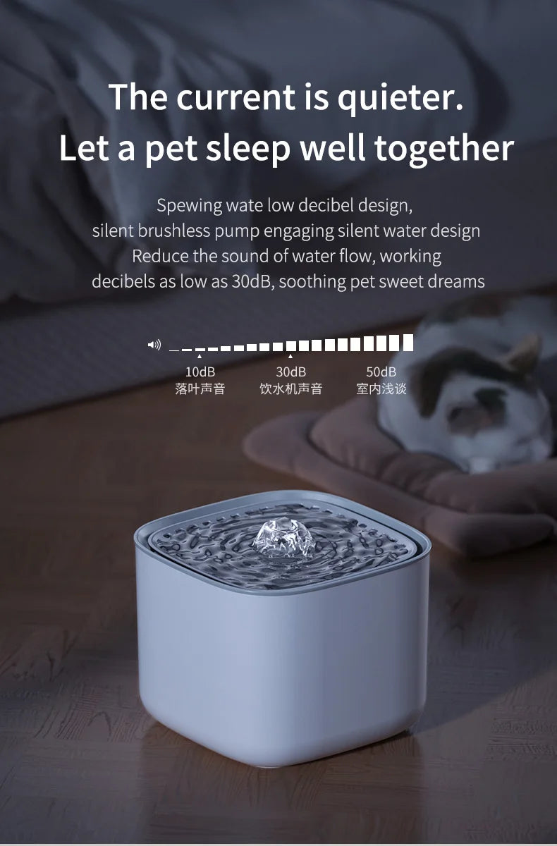 3L Automatic Pet Water Fountain β Fresh, Flowing Water for Happy Pets