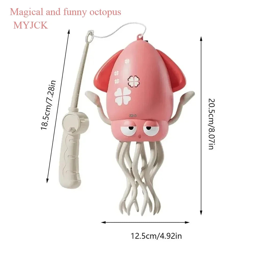 Dancing Squid Electronic Toy - Rechargeable Interactive Pet Entertainment