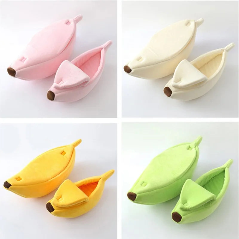 Banana Cat Bed – Funny & Cozy Hideaway