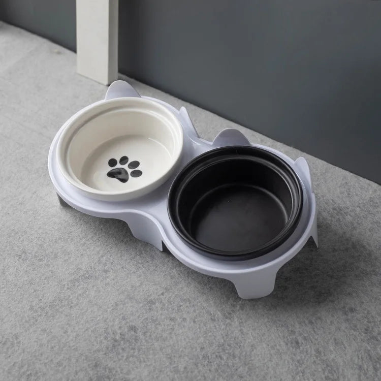 Pet Ceramic Feeding Bowl - Spine-Friendly Design
