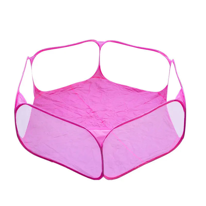 Portable Pet Playpen – Pink, Blue, or Black