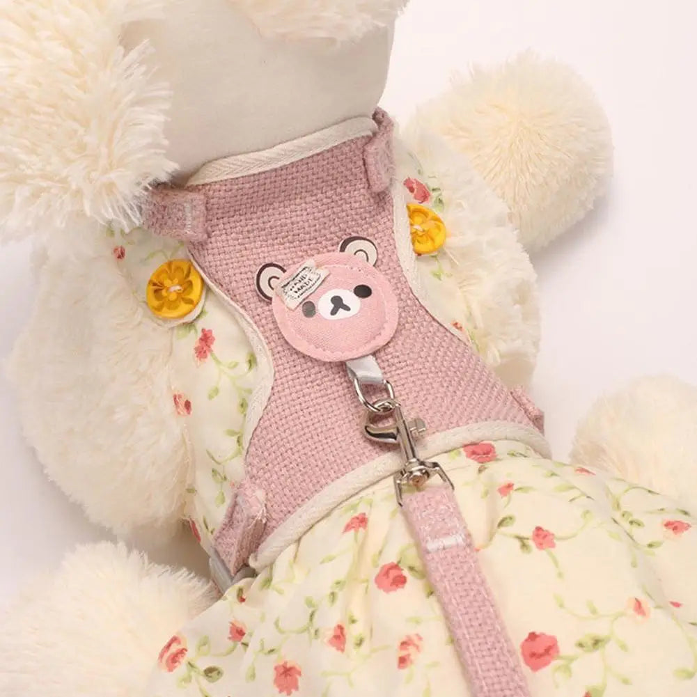 Undershirt Style Pet Leash & Harness Set