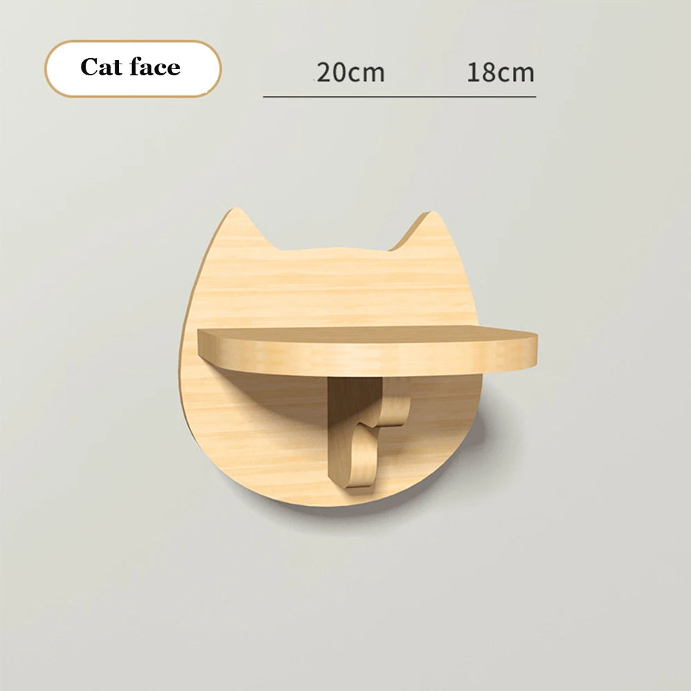 Wall-Mounted Cat Climbing Shelves & Tree