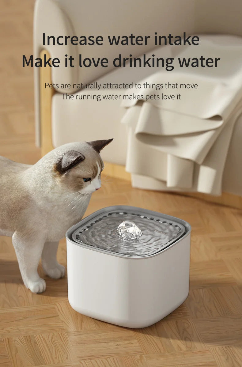 3L Automatic Pet Water Fountain β Fresh, Flowing Water for Happy Pets