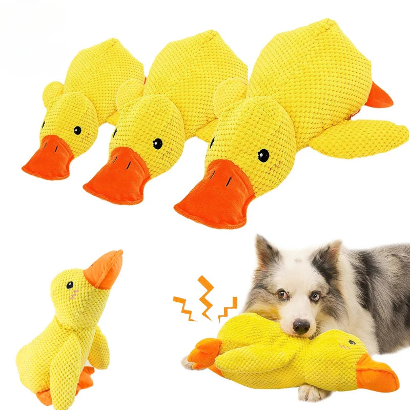 Pet Plush Duck Chew Toy
