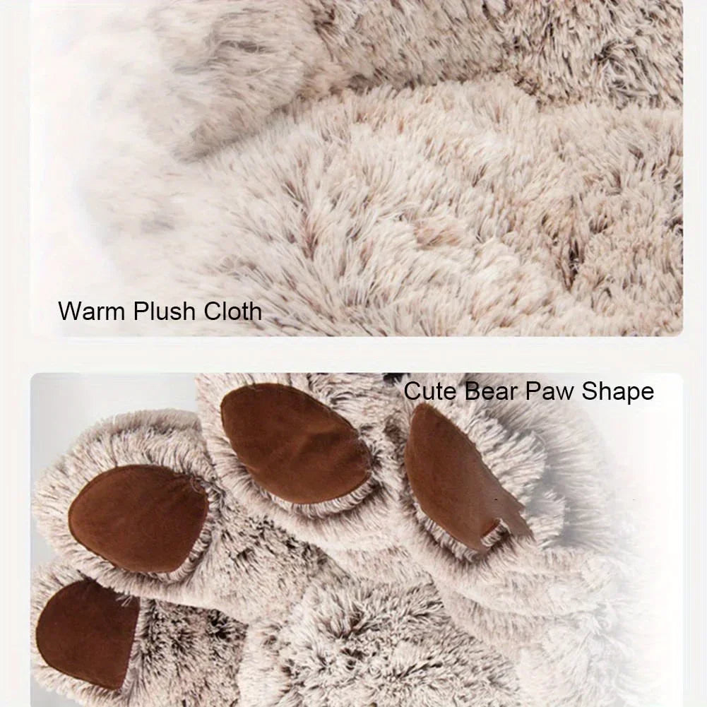 Plush Sofa-Style Pet Bed