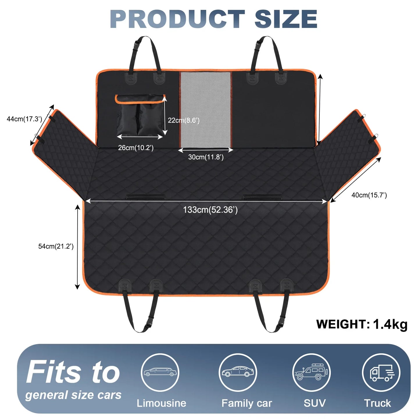 Trunk Pet Cushion Car Seat Cover