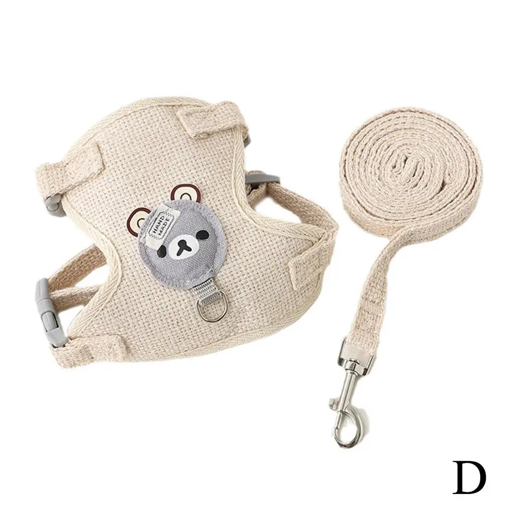 Undershirt Style Pet Leash & Harness Set