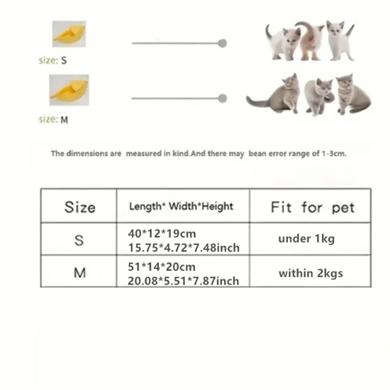 Banana Cat Bed – Funny & Cozy Hideaway