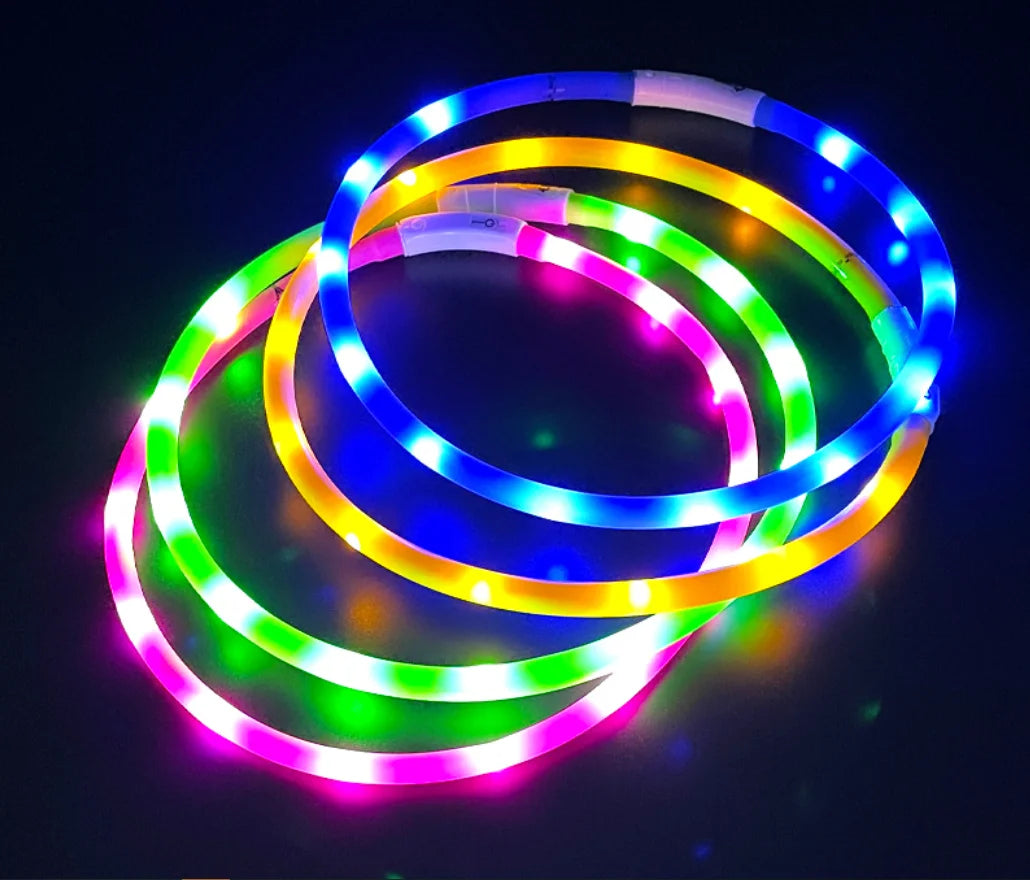 LED Light-Up Dog Collar - Keep Your Pet Safe & Visible at Night