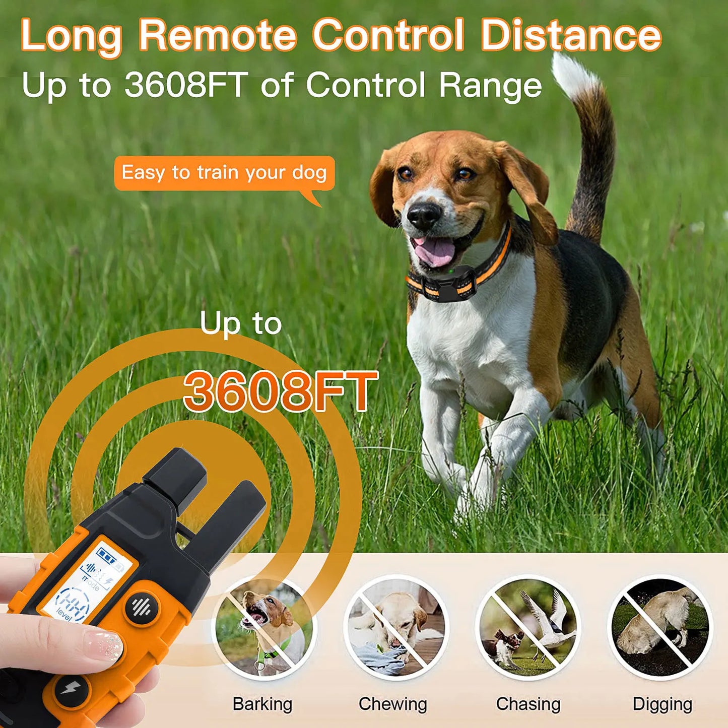Smart Electric Dog Training Collar – Model RS2-1