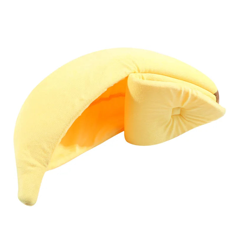 Banana Cat Bed – Funny & Cozy Hideaway
