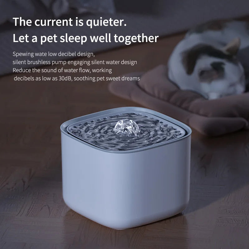 3L Automatic Pet Water Fountain β Fresh, Flowing Water for Happy Pets