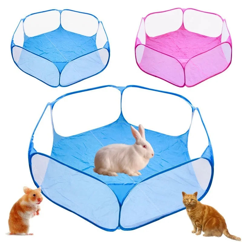 Portable Pet Playpen – Pink, Blue, or Black