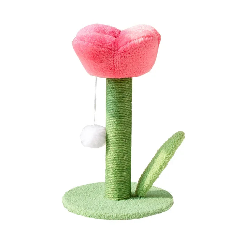 Tulip Shaped Cat Tower & Scratching Post
