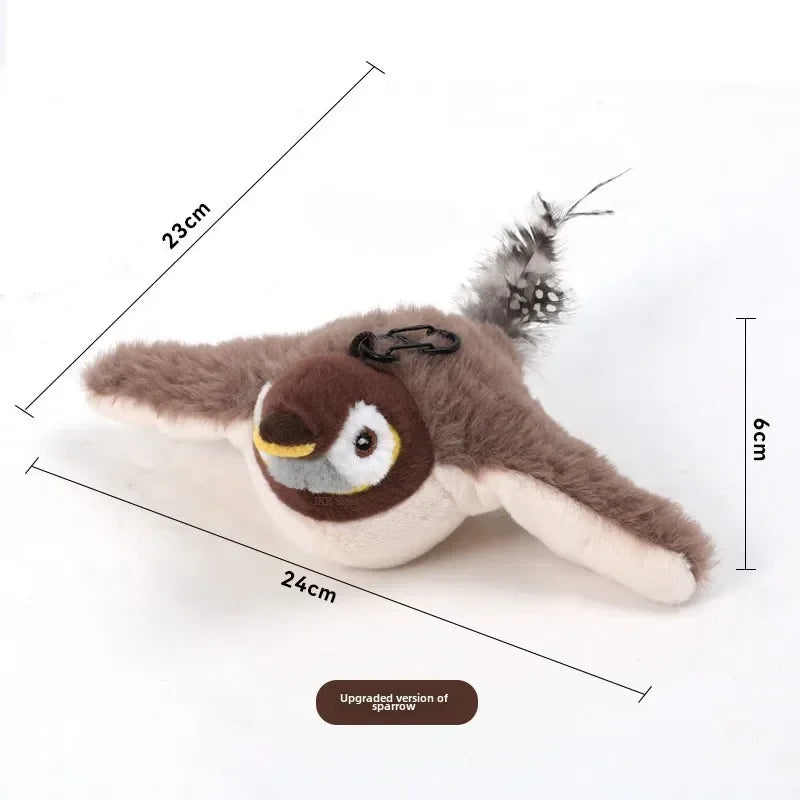 Hot Cat Interactive Electric Pat Bird Toy