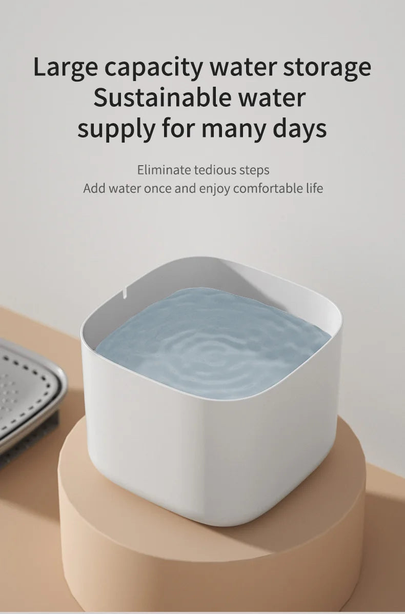 3L Automatic Pet Water Fountain β Fresh, Flowing Water for Happy Pets