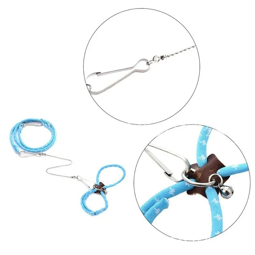 Small Animal Leash & Harness – Adjustable for Guinea Pigs, Hamsters & Ferrets