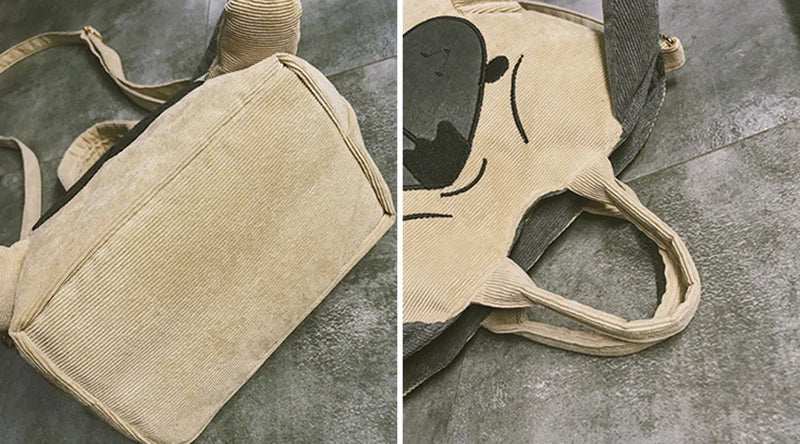 Pug Dog Tote Bag – Large Capacity Travel & Shoulder Bag