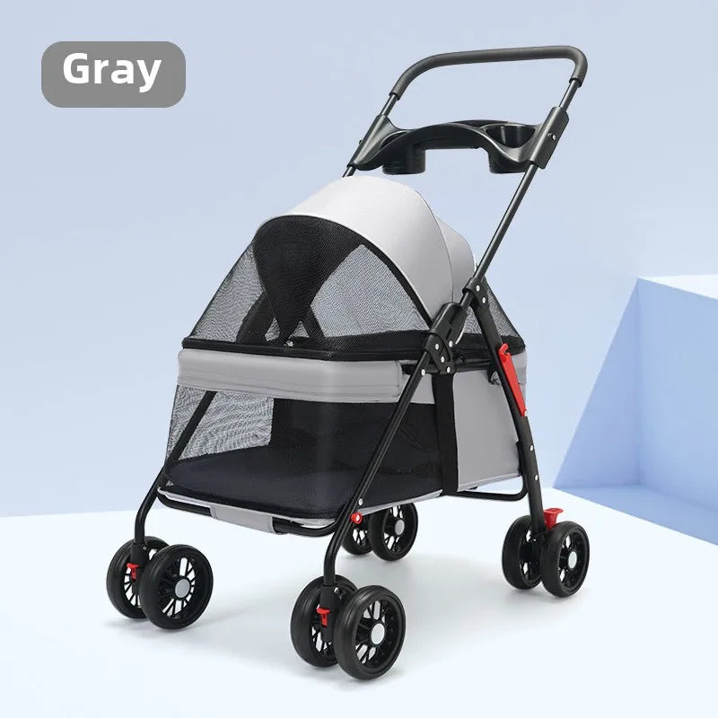 Pet Stroller – Foldable, Lightweight & Travel-Friendly